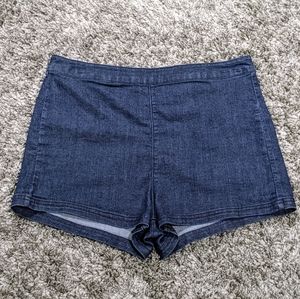 Forever 21 Exclusive High Waisted Jean Shorts (31)